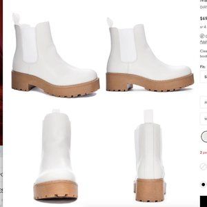 Dirty Laundry Maps Chelsea Boot in White